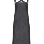 Cross back 'barista' bib apron