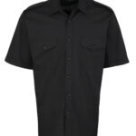 Short sleeve pilot shirt