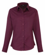 Women's poplin long sleeve blouse - Image 2