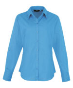 Women's poplin long sleeve blouse - Image 22
