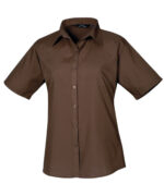 Women's short sleeve poplin blouse - Image 5
