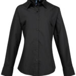 Women's supreme poplin long sleeve shirt