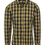 Women's Mulligan check cotton long sleeve shirt