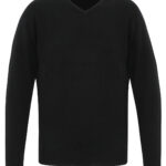 'Essential' acrylic v-neck sweater