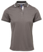 Women's contrast Coolchecker® polo - Image 7