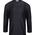 Denim chef's jacket