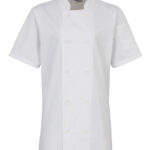 Women's short sleeve chef's jacket