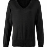 Women's v-neck knitted sweater