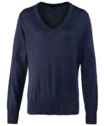Women's v-neck knitted sweater - Image 3