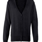 Women's button-through knitted cardigan