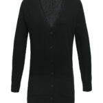 Women's longline knitted cardigan