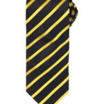 Sports stripe tie