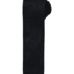 Slim knitted tie
