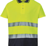 Two-tone cotton Comfort polo (S174)