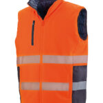 Reversible soft padded gilet