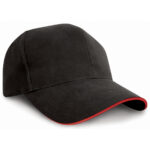 Pro-style heavy cotton cap with sandwich peak