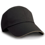 Herringbone cap with sandwich peak