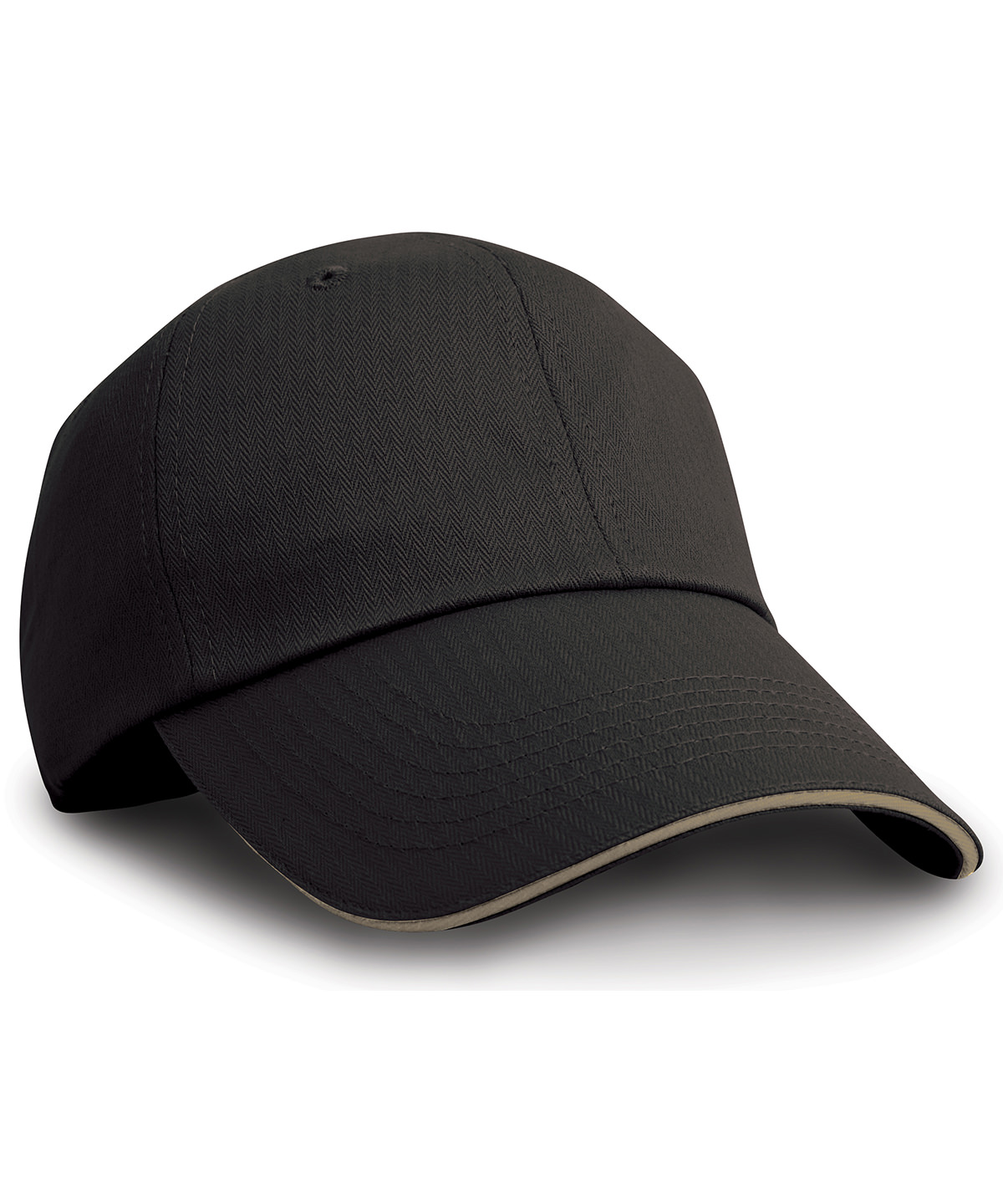 5c5c3e3deb9f5b1c75ce7731ad605b68 Herringbone cap with sandwich peak - Image 1