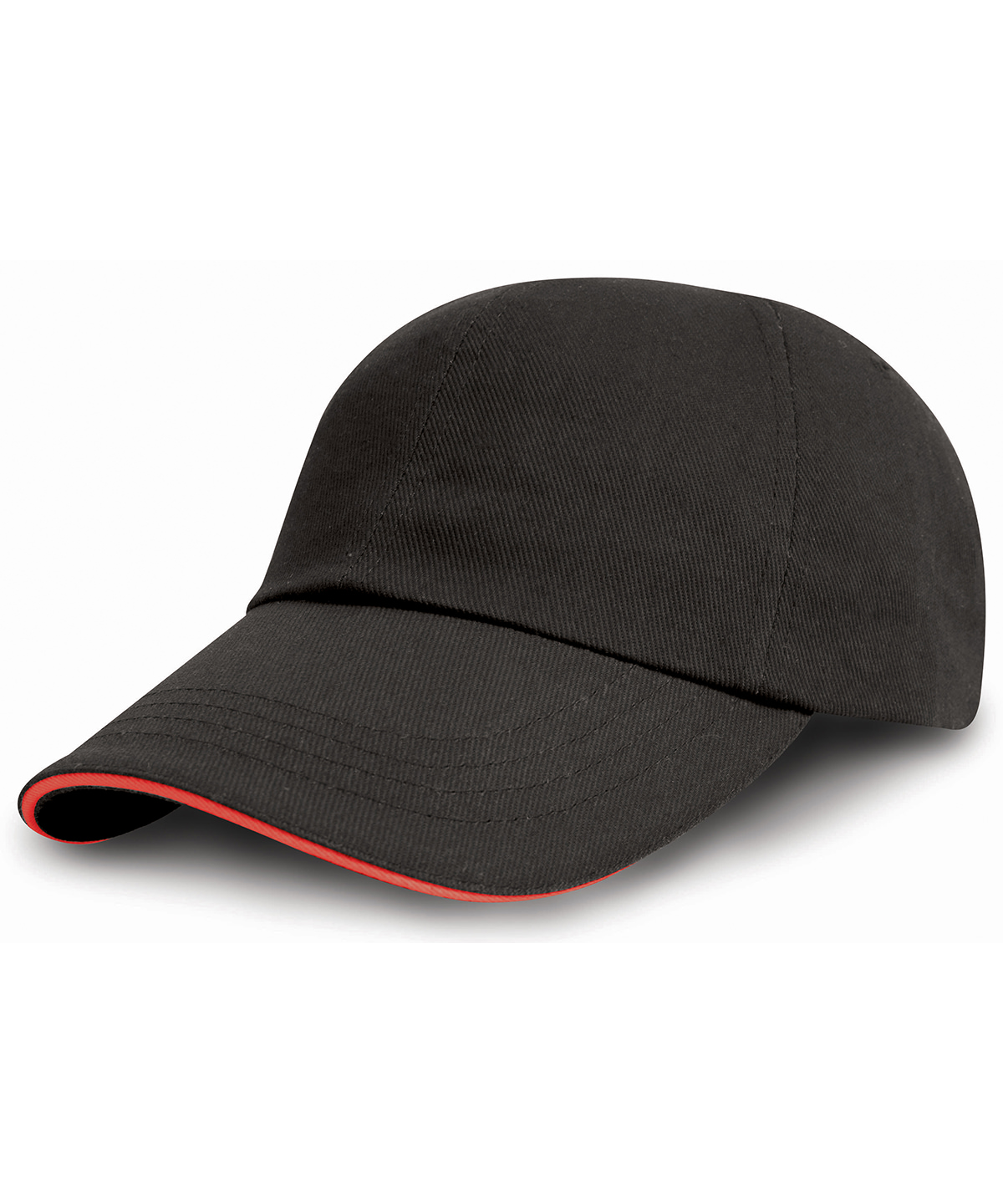 5c5c3e3deb9f5b1c75ce7751c5b6ae4e Brushed coton printers/embroiderers cap with sandwich peak - Image 1