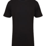 Longline t-shirt with dipped hem
