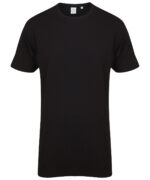 Longline t-shirt with dipped hem
