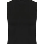 Women's high neck crop vest