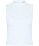 Women's high neck crop vest - Image 2