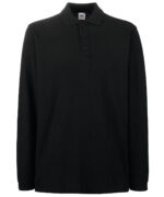 Premium long sleeve polo - Image 2