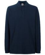 Premium long sleeve polo - Image 3