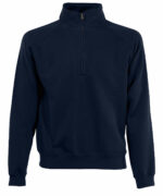 Premium 70/30 zip-neck sweatshirt - Image 3