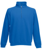 Premium 70/30 zip-neck sweatshirt - Image 5