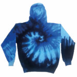 Rainbow tie-dye hoodie