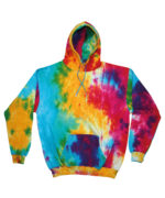 Rainbow tie-dye hoodie - Image 5