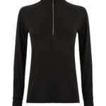 Women's long-sleeved ¼ zip top