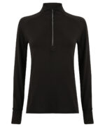 Women's long-sleeved ¼ zip top