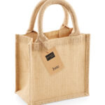Jute petite gift bag