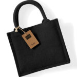 Jute mini gift bag