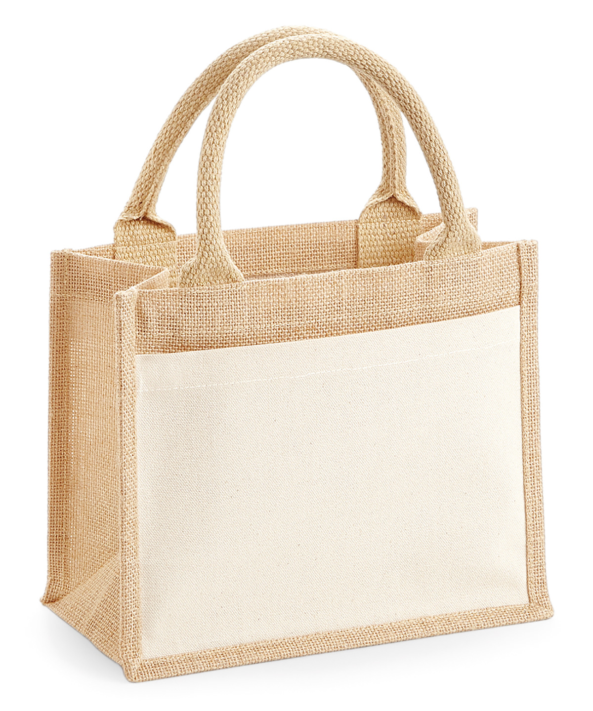 5c5c3e3deb9f5b1c75cea2676eaa8715 Cotton pocket jute gift bag - Image 1