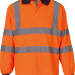 Hi-vis long sleeve polo (HVJ310)