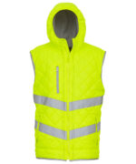 Hi-vis Kensington hooded gilet (HV007) - Image 3