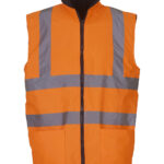 Hi-vis reversible fleece bodywarmer (HV008F)