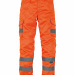 Hi-vis polycotton cargo trousers with kneepad pockets (HV018T/3M)