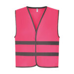Hi-vis reflective border kids waistcoat (HVW102CH)