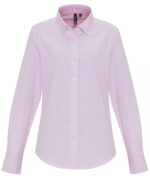 Women's cotton-rich Oxford stripes blouse - Image 4