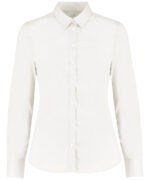 Women's stretch Oxford shirt long-sleeved (tailored fit) - Image 2