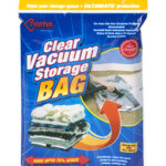 Clear vacuum storage bag