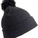 Junior pom pom beanie