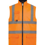Hi-vis padded bodywarmer (HV005)
