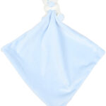 Baby animal comforter with rattle