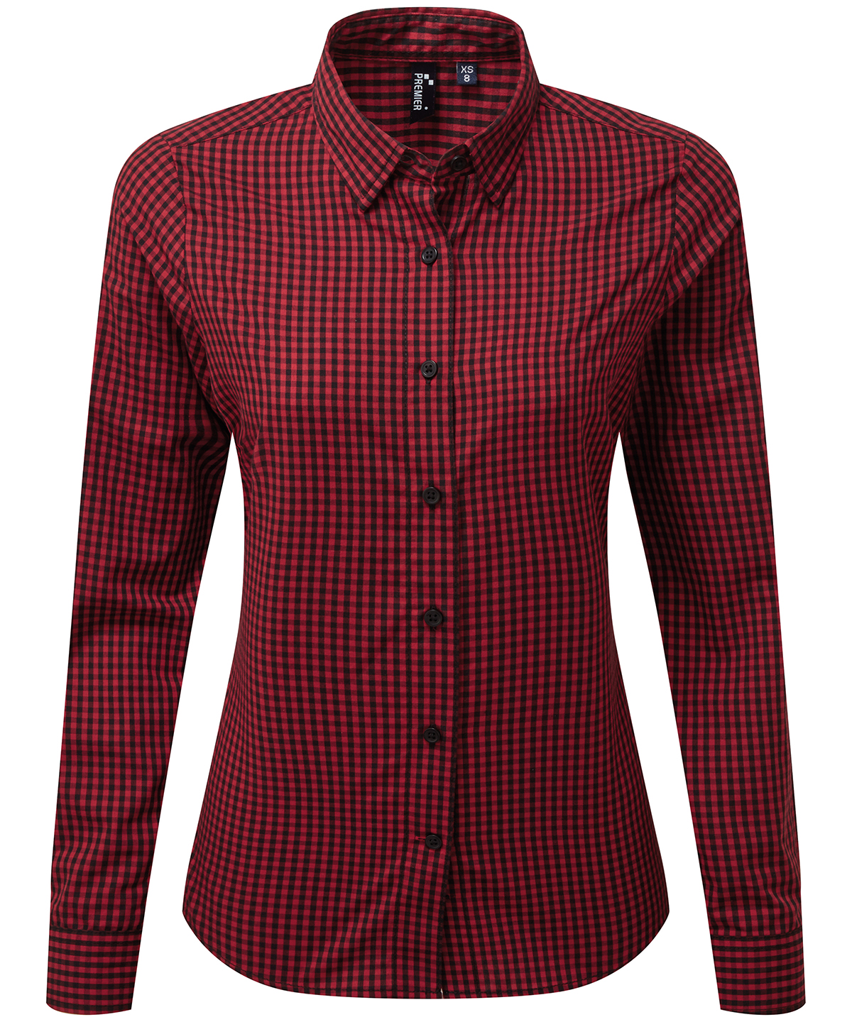 5dfabf8a6aa61163fd0011f5 Women's Maxton check long sleeve shirt - Image 1